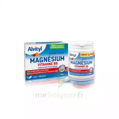 Alvityl Magnésium Vitamine B6 Libération Prolongée Comprimés Lp B/45 à VIC-LE-COMTE